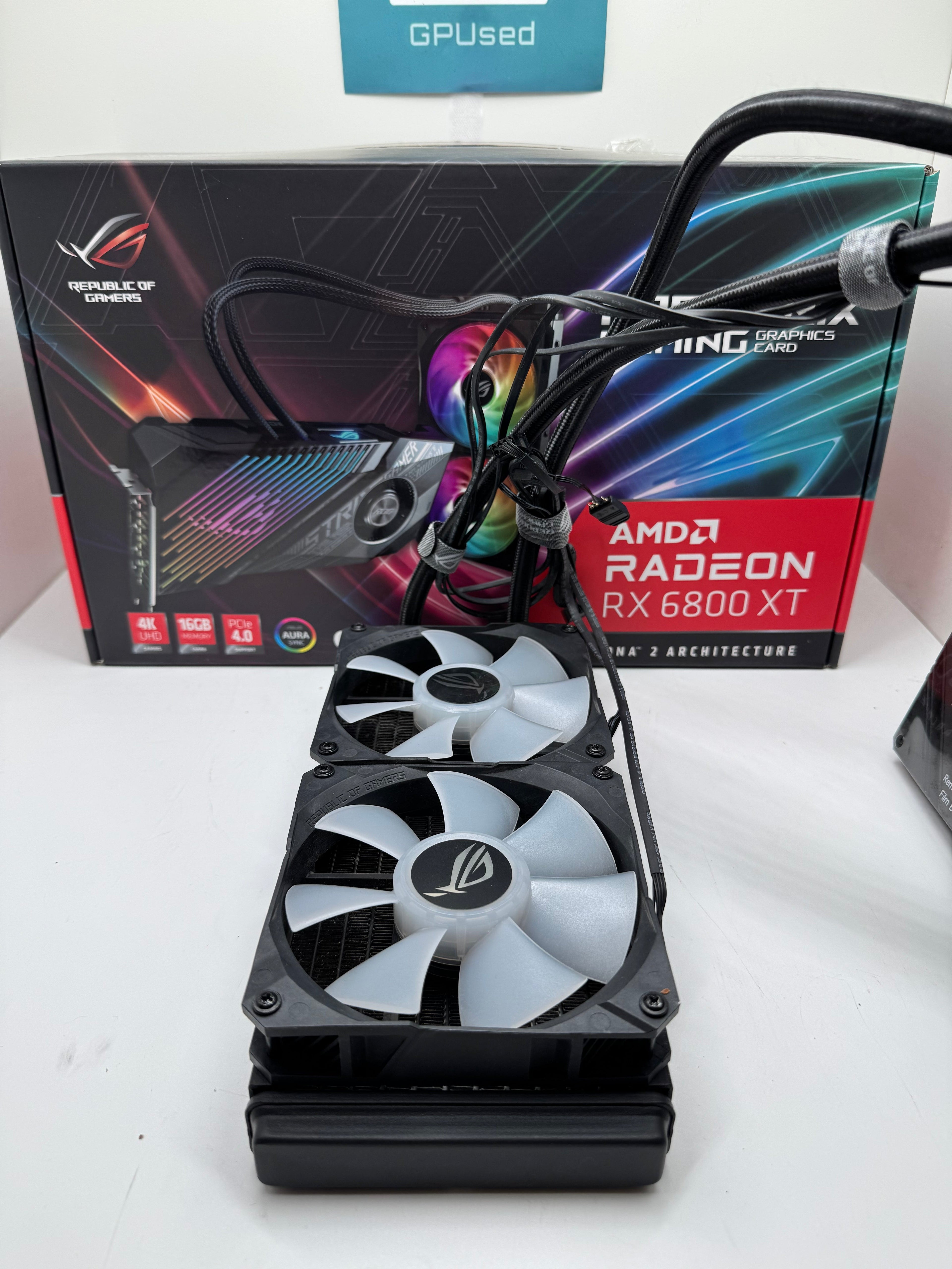 ASUS AMD Radeon RX 6800XT Rog Strix LC Watercooled 16GB GDDR6 - A - Premium Edition